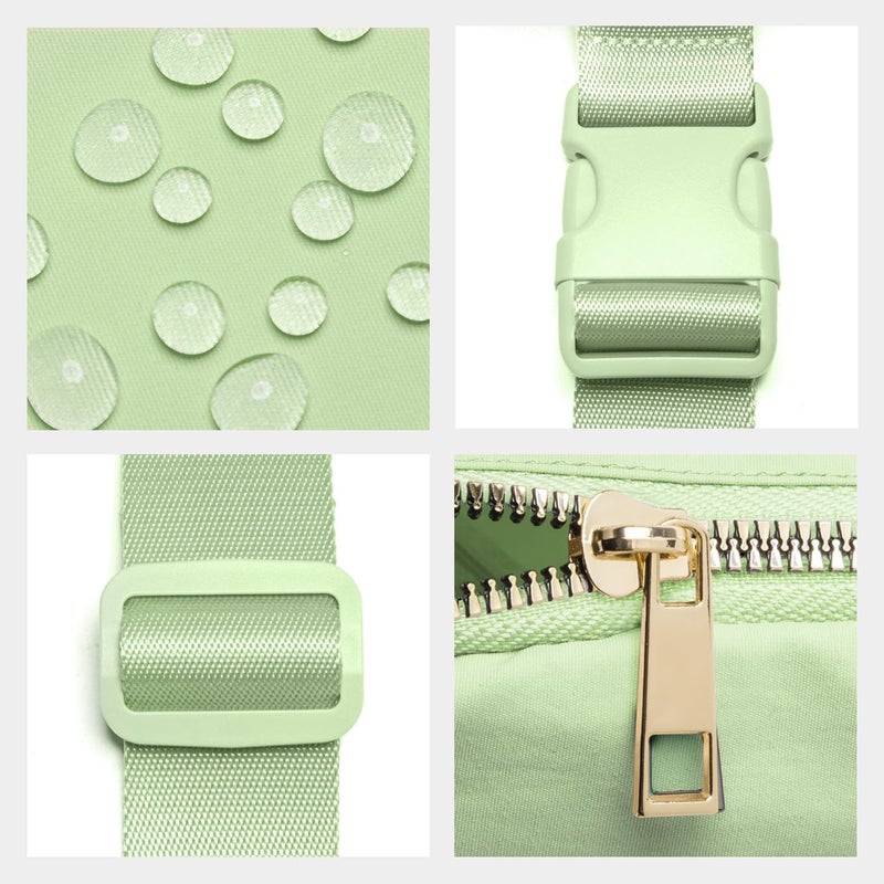 Gitus Gifts for 8 9 10 11 12 Year Old Girls Belt Bag Fanny Pack Crossbody Bags with Initial Letter Patch Cute Stuff Birthday Gifts for Teen Girls Women Personalized Trend Stuff (Light Green-E) - Image 4